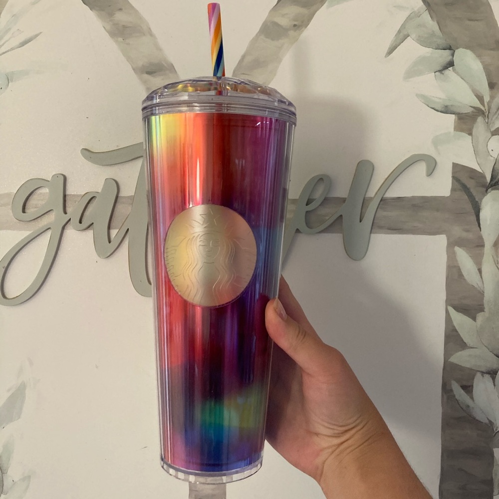 Starbucks summer 2021 rainbow dome cup